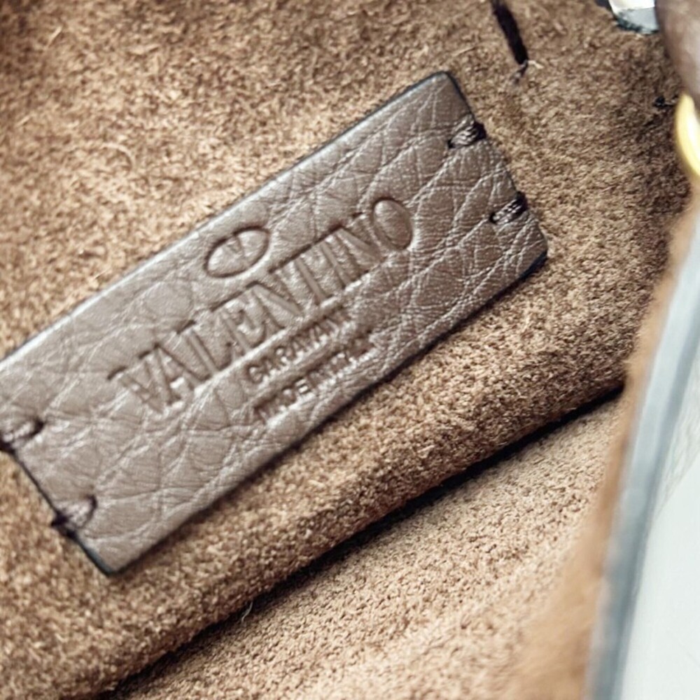 VALENTINO GARAVANI Valentino Garavani Shoulder Bag VY0P0T06ZBT Brown Calfskin... - Picture 9 of 9